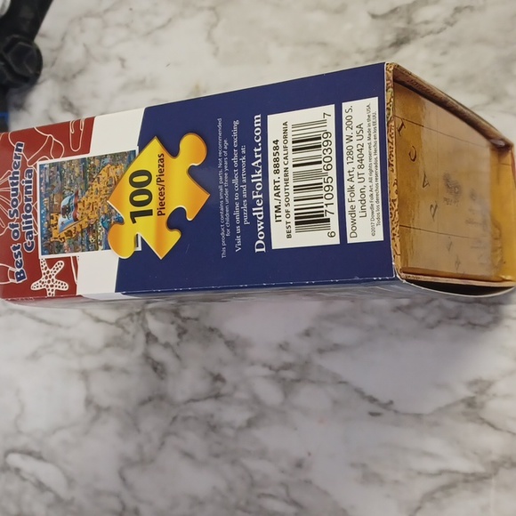 New factory Sealed Dowdle Best of Southern California Jigsaw Puzzle 100 pieces - Picture 7 of 8